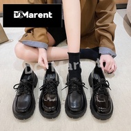 Dc Marent Women's Loafers Thick Sole Single Shoes Martins New Style Small Leather Shoes