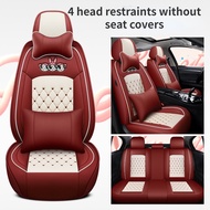 Universal for all seasons 5 seats apply to Nissan Grand Livina Almera Leaf Navara Sylphy  seat protection Car Seat Cover （2+3）seat car decoration Four seasons Waterproof Non-slip