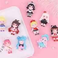 6cm soft Anime princess doll models to decorate phone cases, Jibbitz stickers, key chains, DIY