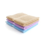 [Lovel] Six-Star Hotel Plain Pure Cotton Square Scarf (3 Colors) < Bubble Life >