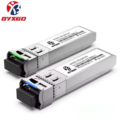 BIDI LC 10G SFP Optical Module For Cisco/Mikrotik/Ubiquiti, Router/Switch Adaptive SFP+ Module, Zinc