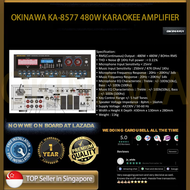 OKINAWA KA-8577 (AMP ONLY) PROFESSIONAL DIGITAL KARAOKE POWER MIXING AMPLIFIER (WITH/WITHOUT) INSTAL