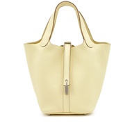 Hermès Jaune Milton Clemence Picotin Lock 18 Palladium Hardware, 2023