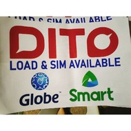 ⊛ ¤ ◍ ♞,♘dito tarpaulin only DITO load sim available
