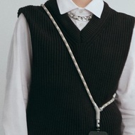 Yoggle Pro2 手機側背帶 可換繩【原創設計】灰粉紅色The McQueen