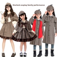 Halloween Sherlock Holmes Movie Character Sherlock Costume cosplay Detective Suit Performance Costum