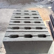 bata press beton / batako hitam