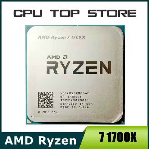 AMD Ryzen R7 7 1700X 3.4GHz Eight-Core CPU Processor LGA AM4