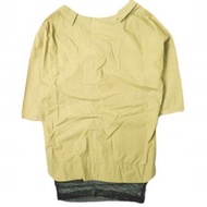 TOGA PULLA 日本製造 網紗疊層襯衫裙 TP21-FH217 2 卡其色洋裝上衣 [二手] [TOGA PULLA ]