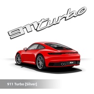 New Porsche 911 Carrera Tail Letter Stickers Taycan Turbo4S 911 Car Badges Personality Auto Accessor