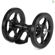 Aluminum Alloy Bike Double Roller Rear Wheels Replacement for Brompton Folding Bicycle Rear Mudguard