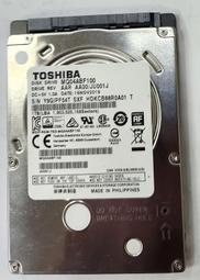 二手測試良品 TOSHIBA 1TB 2.5吋硬碟 MQ04ABF100