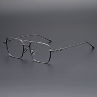 MAOLAZI กรอบแว่นตาสั่งตัดสำหรับผู้ชายและผู้หญิงทำจากไทเทเนียมแท้หรูหราย้อนยุคแว่นสวมสบายแฟชั่น2025 1