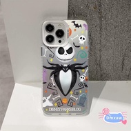 Halloween Funny Skeleton Solid Color Phone Case For Xiaomi Civi 4 Pro Poco C71 C65 C61 C55 C51 C50 C
