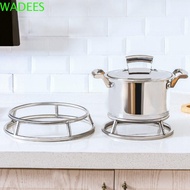 WADEES Wok Rack Stainless Steel Thick Insulation Ring Rack Double Anti-scald Holder