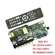 Brand new TP.V56.PA671 No Need Firmware LCD TV 3in1 Driver Board Universal LCD Controller Board TV M