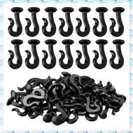 [R Q M U] For Gazebo Replacement Heavy Duty Curtain Hooks 50 Pack for Gazebo Track Mosquito Netting 