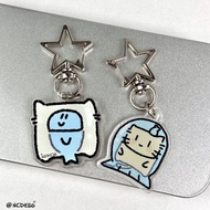 Little Fish Kitten Couple Pendant Cartoon Pendant Cute Keychain