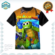 DragonFire Bedrock Edition Minecraft Kids T-Shirt