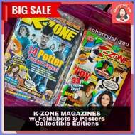 ◊☜ ♥ ✷ K-ZONE MAGAZINES w/ FOLDABOTS 2 (2004 - 2009)+POSTER, STICKERS &TOYS|Vintage K Zone/KZone Ba