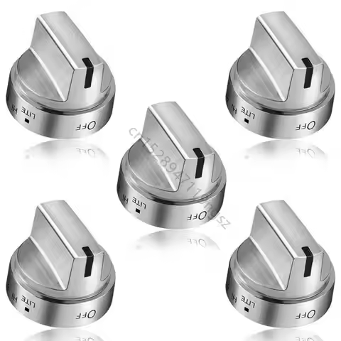 5Pcs/set WB03X24818 Stove Knob for AP5989029 PS11729081 JGBS66REK4SS Stove Accessories Cooktop Knobs