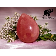 Soul Stone Natural Crystal Rhodolite Pendant