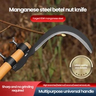 Sickle Manganese Steel Agricultural Garden Tools Blade Karet Scythe Bolo High Altitud