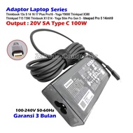 LENOVOoo ADAPTOR 20V 5A TYPE C 100W THINKBOOK 13X S 14 16 17 PLUS PRO16 YOGA Y9000 THINKPAD X380 THI