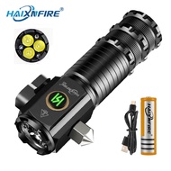 Haixnfire X51Outdoor camping light LED floodlight 3500 lumen Waterproof flashlight USB Rechargeable 