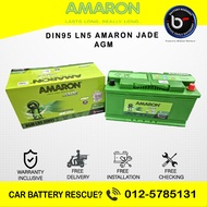 [ Installation Provided ] LN5 AGM | DIN95L | DIN95 AMARON JADE AGM MF Car Battery Bateri Kereta MERZ