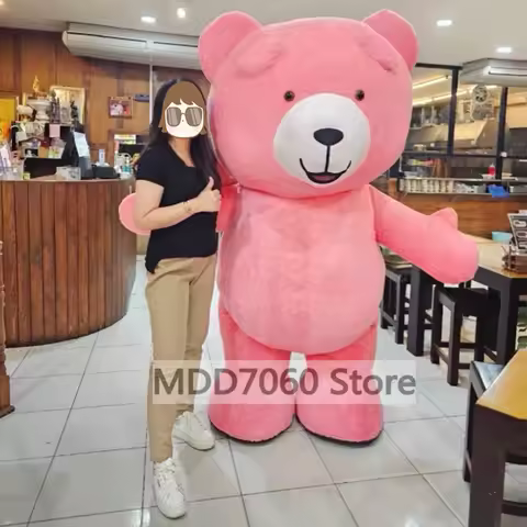 Inflatable Teddy Bear Mascot Costume Costume Cosplay Party Costume Carnival Halloween Christmas East