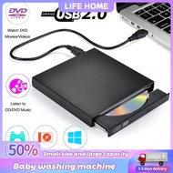 External CD DVD Drive USB Slim Portable External DVD Player DVD CD-RW Burner Driver LaptopPC Desktop