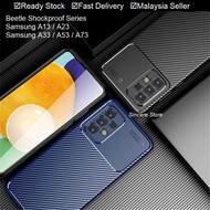 Samsung Galaxy A13 A23 A33 A53 A73 5G Beetle Fiber ShockProof Phone Case Casing Cover