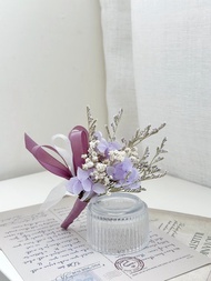 滿天星胸花 繡球胸花 伴郎胸花 花童胸花 招待胸花 乾燥花 永生花