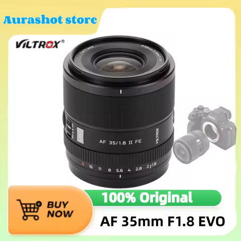 Viltrox 35mm F1.8 II EVO Full Frame AF Large Aperture Humanistic Cameras Lens for Sony FE Mount A7II