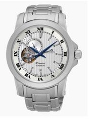 舒福哥-seiko Premier系 白色戀人時尚機械腕錶ssa213j1