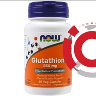Now FOODS GLUTATHIONE 250MG 250MG 60 CAPS