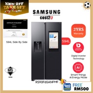Samsung 594/609L Side By Side Refrigerator (Big Fridge Refrigerator Peti Sejuk 双门电冰箱)