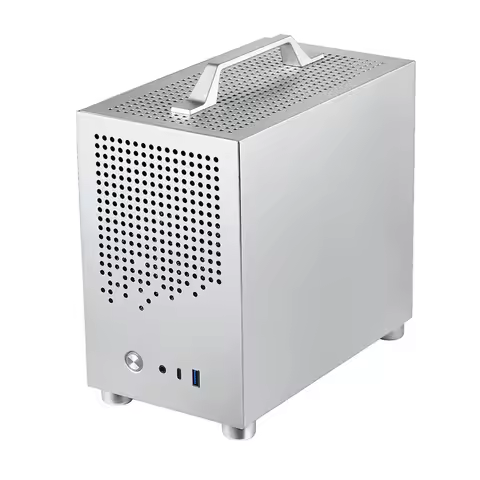 Hot sale Micro-ITX Case PC Case SKTC A17 SGCC Computer Case Support Micro-ITX Mini PC Silver