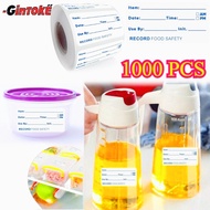 1000pcs Food Storage Label/ Waterproof Sticker/ Expired Date Sticker Product Label Sticker Date Stic