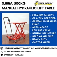 SUPERFORM 500 kg Hydraulic Table Truck Multi-function Steel Lift Table Manual Lift Table Scissor Lif