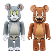 7cm Tom and Jerry Bearbrick 100% Bear Blocks Mini Q Version PVC Action Figure Ornaments Model Toy