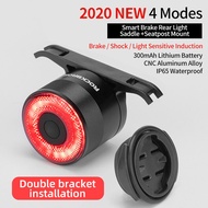 ROCKBROS Bicycle Smart Brake Sensing Light Auto Start/Stop IPx6 Waterproof LED Charging Cycling Tail