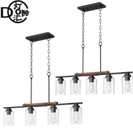 Cross-Border American Style 4 Heads 5 Heads Kitchen Restaurant Bar Island Light Retro Creative Iron 