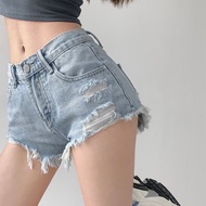 Women's denim shorts Korean jeans shorts  sexy denim shorts [S-2XL)