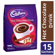 Cadbury Hot Chocolate Drink 3 in 1 (30g x 15 Sachets)