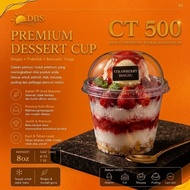 (50pcs) CT500 & CT700 Bekas Plastik Dessert dengan Dome Lid (±500ml) &  (±700ml)
