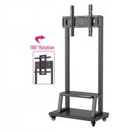 Portable Mobile TV Trolley Stand Movable LCD LED Tripod Bracket 42" To 65 inch 180° Rotation