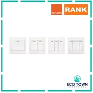 Rank Pesaro Series Switch 1 Gang to 4 Gang