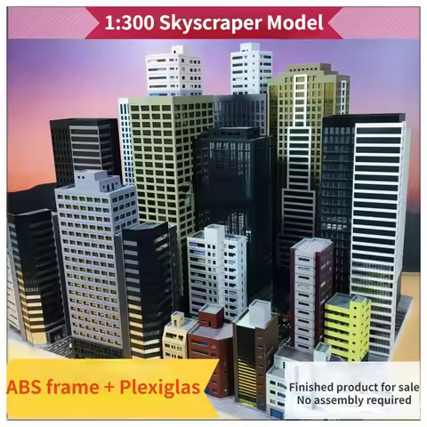 1:300 Diorama Architectural Model City Skyscraper Building Scene Display Model